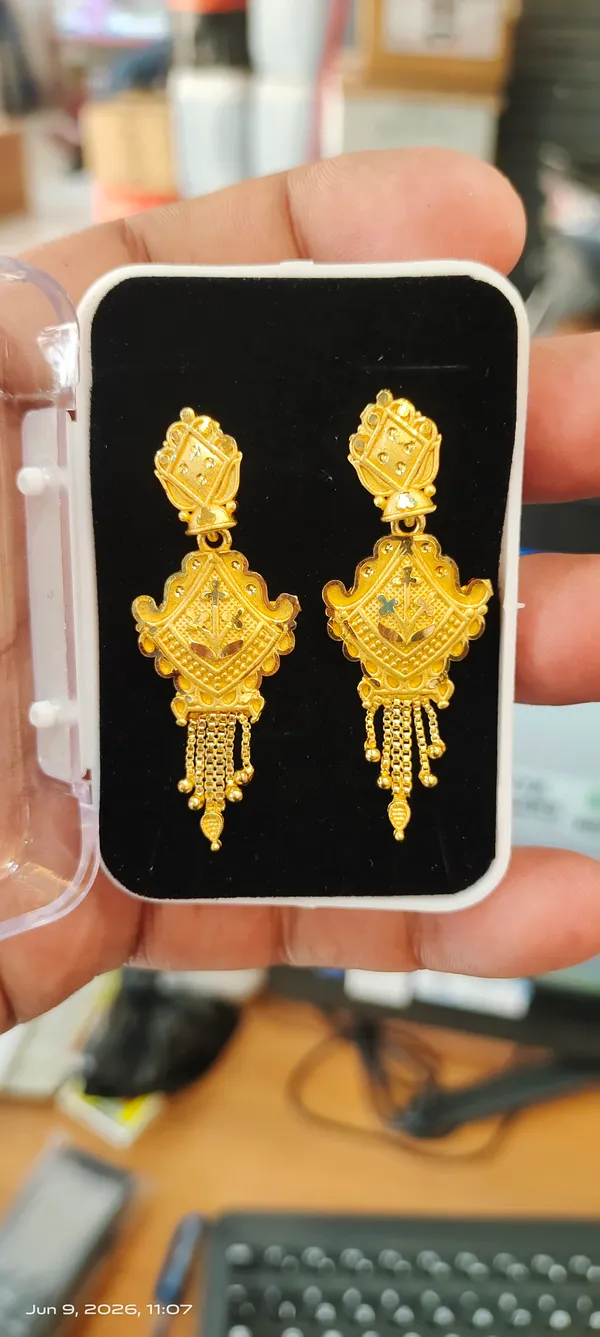 Gold_Copper_Ethnic_Dangle_Earrings_For_Women