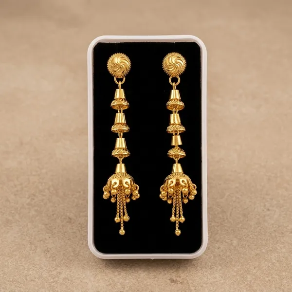 Gold_Copper_Jhumka_Style_Drop_Earrings_For_Women