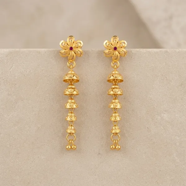 One_Gram_Gold_Plated_Floral_Drop_Jhumka_Earrings_For_Women