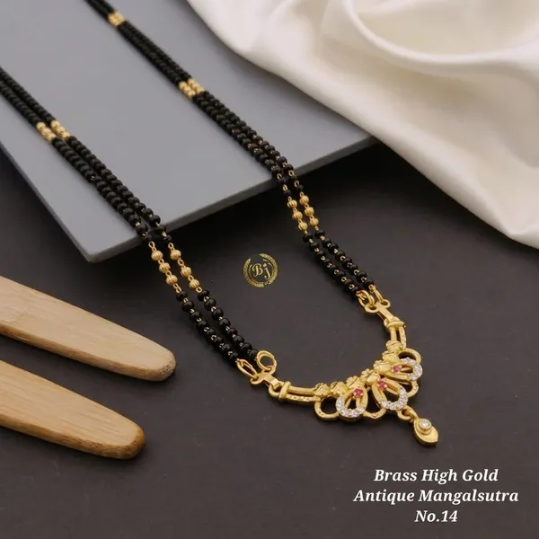 Gold_Copper_Antique_Black_Beaded_Mangalsutra_For_Women