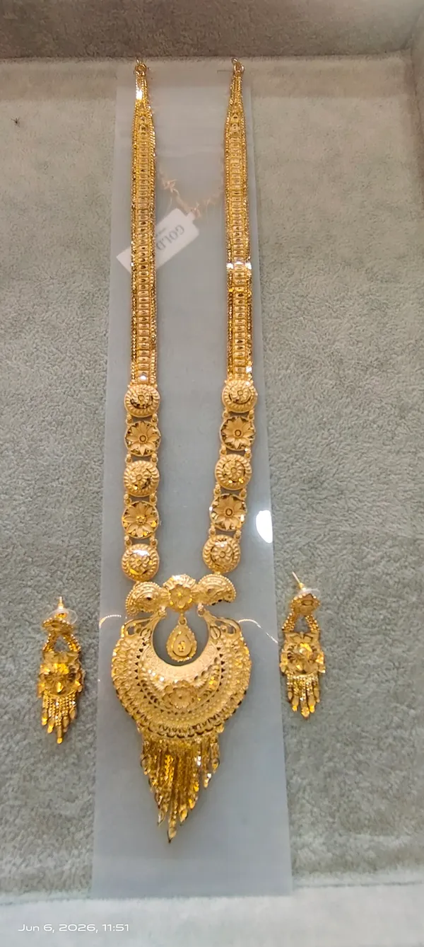 One_Gram_Gold_Plated_Bridal_Long_Necklace_Set_For_Women