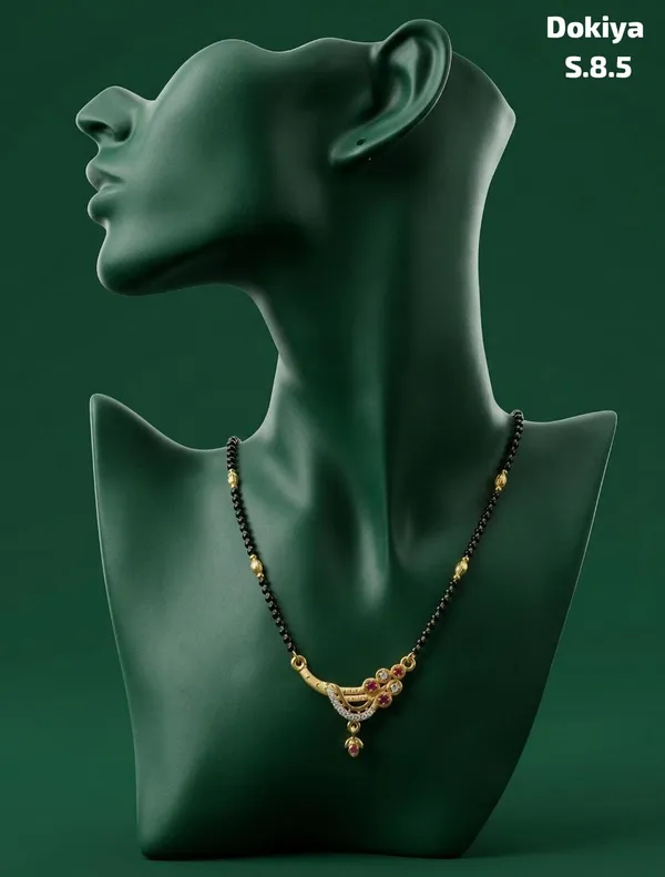 Micro_Gold__Plated_Black_Beaded_Mangalsutra_For_Women