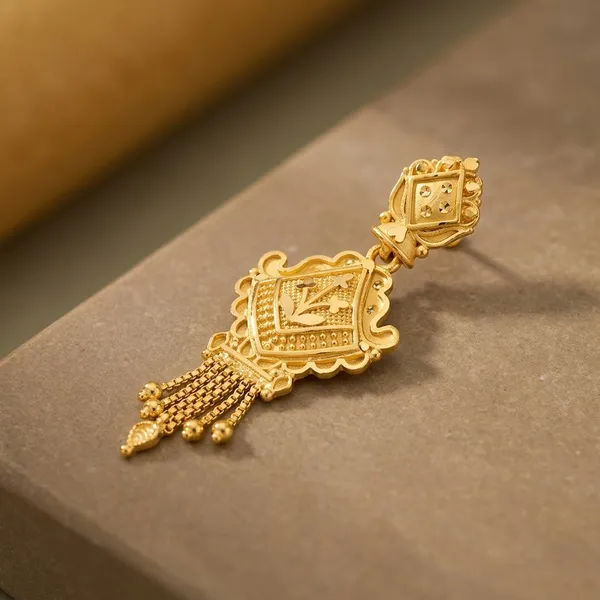 Gold_Copper_Ethnic_Dangle_Earrings_For_Women