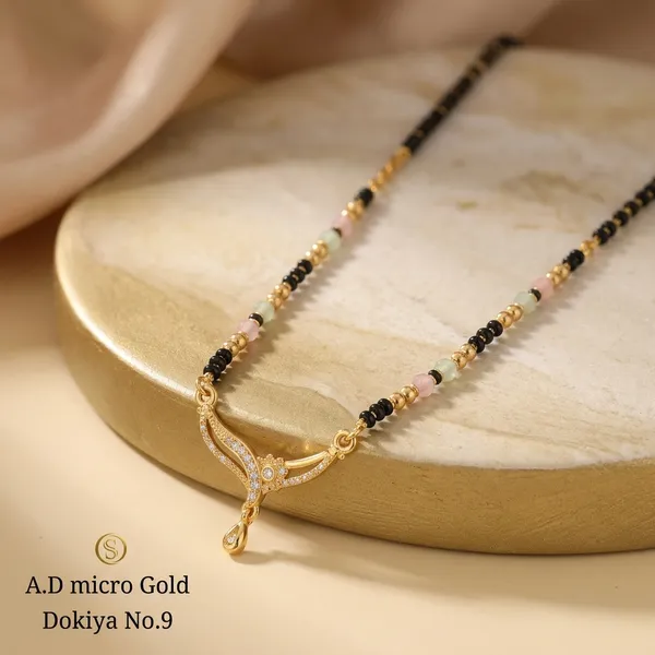 One_Gram_Gold_Plated_Black_Bead_Mangalsutra_Necklace_For_Women
