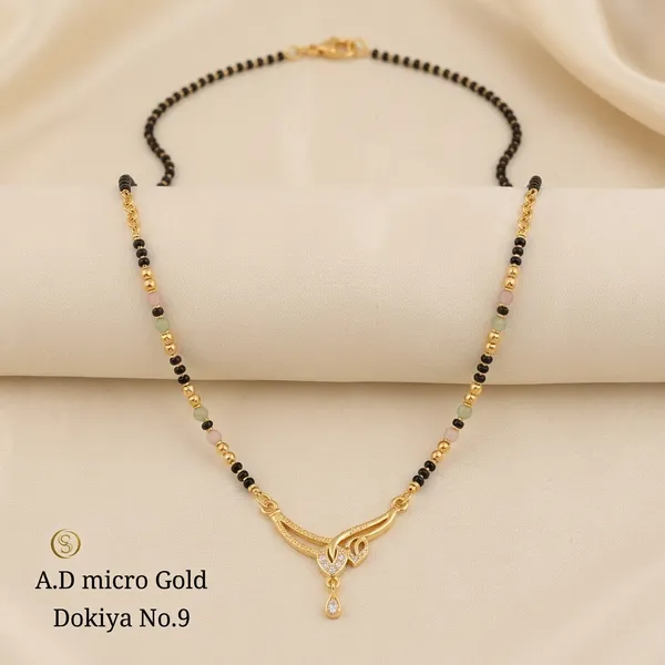 One_Gram_Gold_Plated_Mangalsutra_Style_Necklace_For_Women
