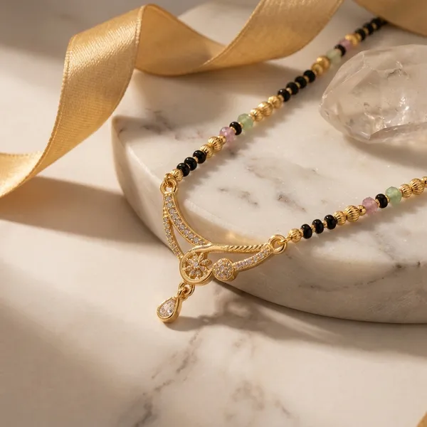 One_Gram_Gold_Plated_Micro_Dokiya_Mangalsutra_Necklace_For_Women