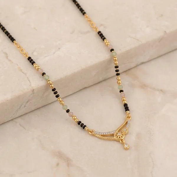 One_Gram_Gold_Plated_Micro_Dokiya_Mangalsutra_Necklace_For_Women
