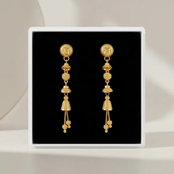 One_Gram_Gold_Plated_Layered_Drop_Jhumka_Earrings_For_Women