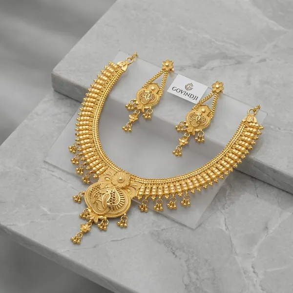 Gold_One_Gram_Plated_Peacock_Motif_Necklace_Set_With_Earrings_For_Women