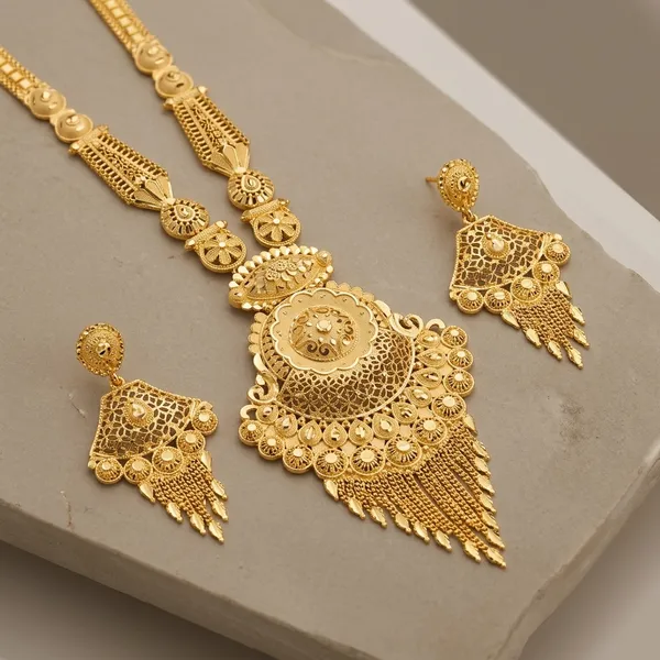 One_Gram_Gold_Plated_Copper_Ethnic_Necklace_Set_With_Earrings_For_Women