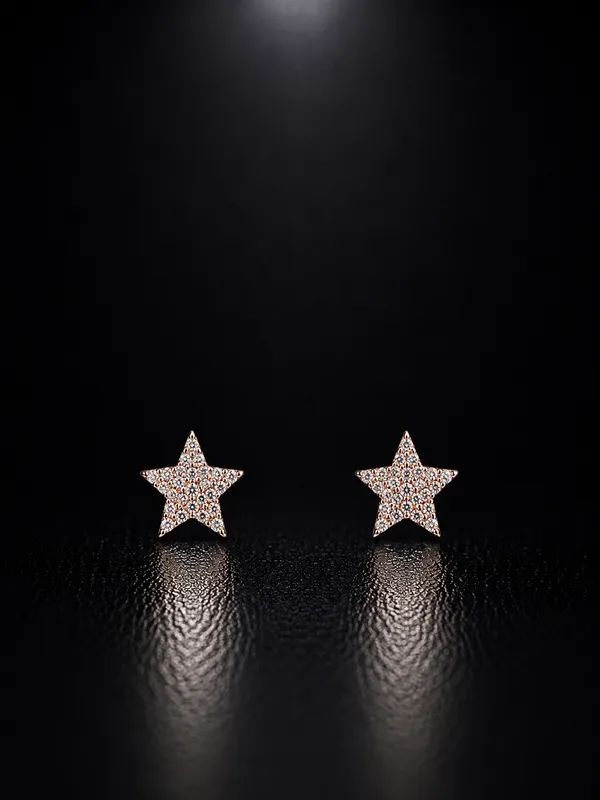 NAYU_Rose_Gold_Twinkling_Star_Stud