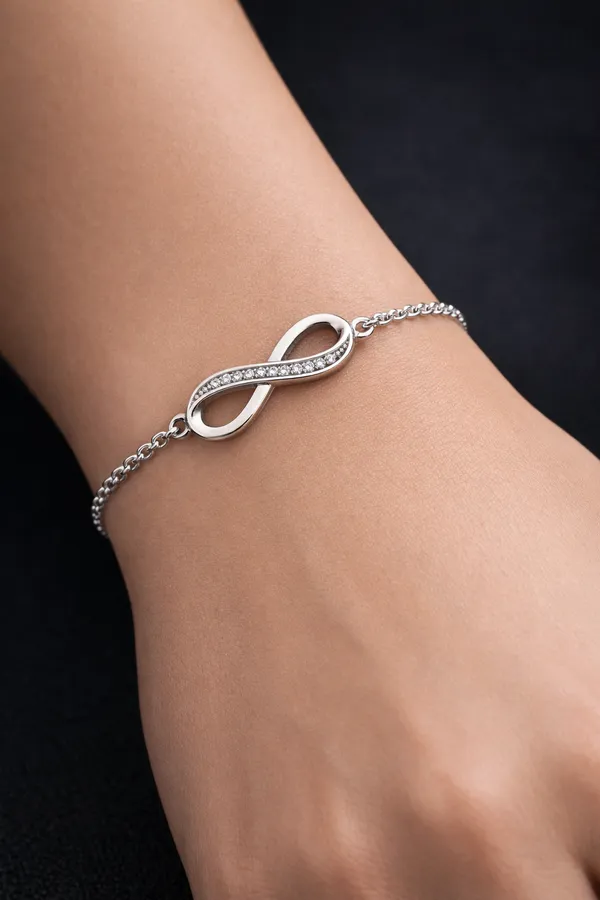 Silver_Sterling_Infinity_Bracelet_For_Women