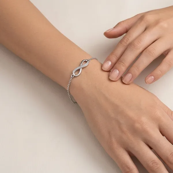 Silver_Sterling_Infinity_Bracelet_For_Women