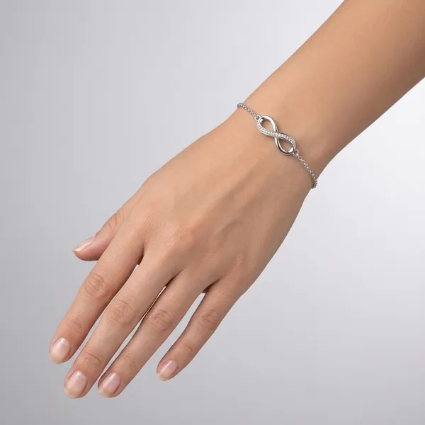 Silver_Sterling_Infinity_Bracelet_For_Women