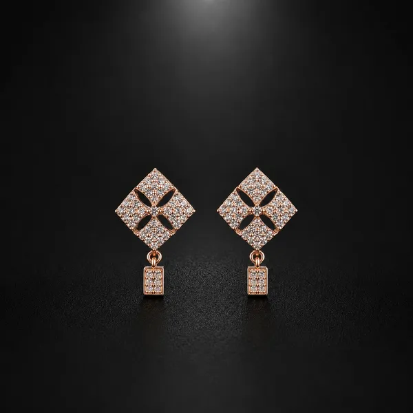 NAYU_Rose_Gold_Classic_Stone_Drop_Earring