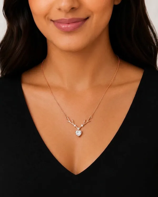 NAYU_Deer_Studded_Heart_Rose_Gold_Necklace