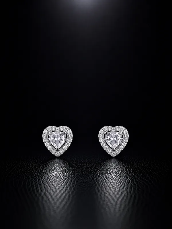 NAYU_925_Silver_Love_of_Heart_Stud_