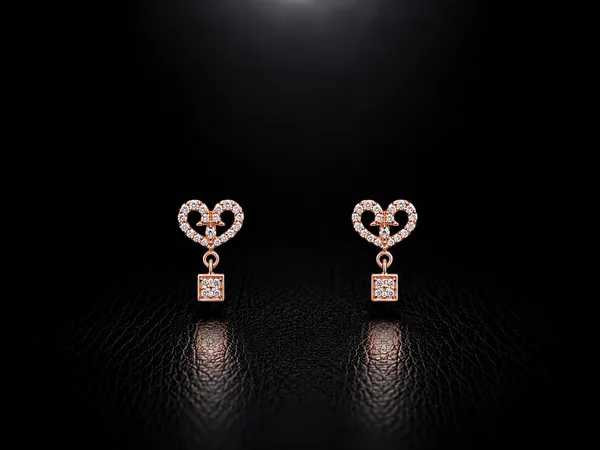 NAYU_Classic_Rose_Gold_Heart_Drop_Earring