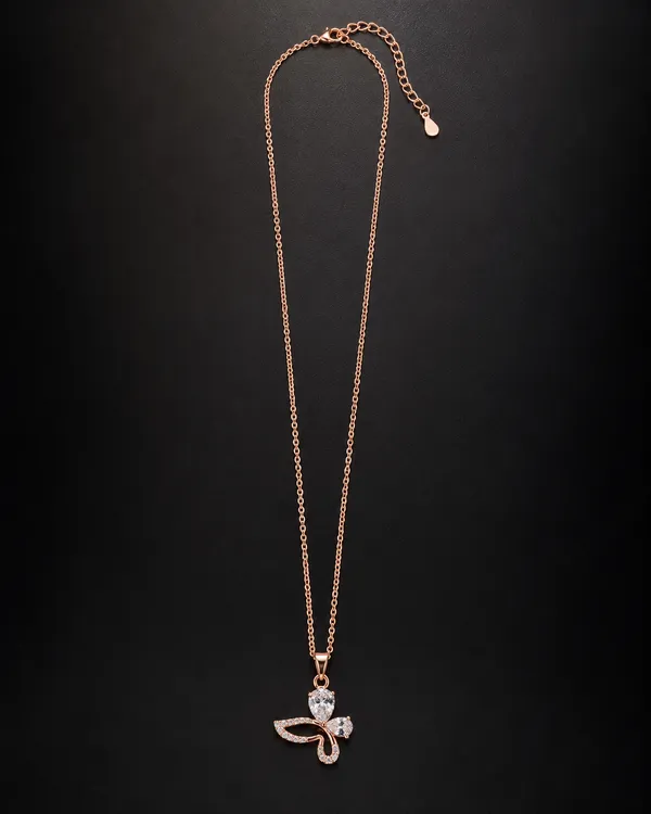 NAYU_Rose_Gold_Studded_Butterfly_Necklace_