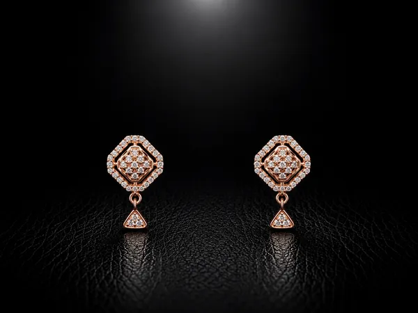 NAYU_Rose_Gold_Mesh_Drop_Earring