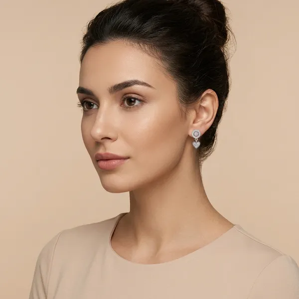 NAYU_925_Silver_Classic_Circular_Drop_Earring