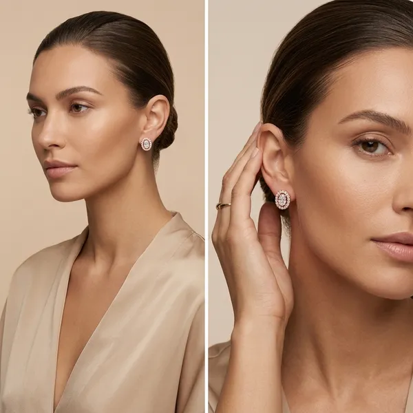 NAYU_Rose_Gold_Stone_Embedded_Oval_Stud