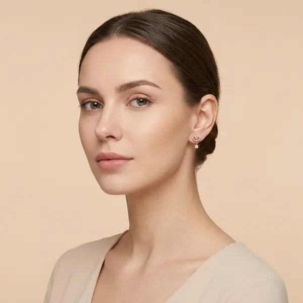 NAYU_Classic_Rose_Gold_Heart_Drop_Earring