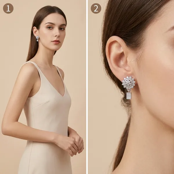NAYU_925_Silver_Classic_Mesh_Drop_Earring