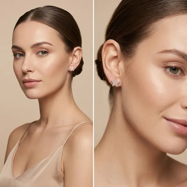 NAYU_Rose_Gold_Twinkling_Star_Stud