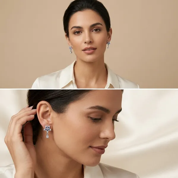 NAYU_Valley_Of_Flower_Classic_Blue_Stone_925_Earring