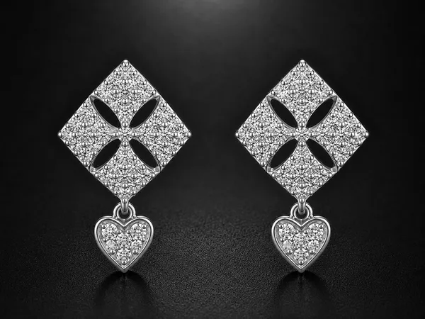 NAYU_925_Silver_Classic_Stone_Drop_Earring