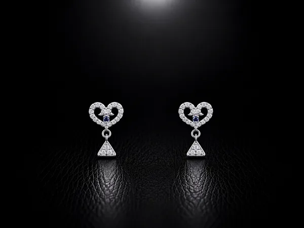 NAYU_Classic_925_Silver_Blue_Stone_Heart_Drop_Earring