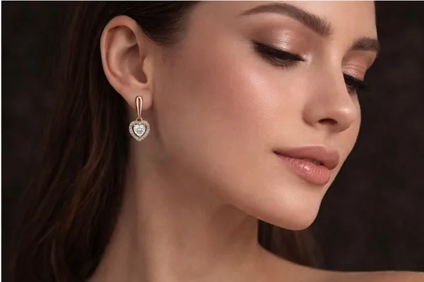 NAYU_Rose_Gold_Heart_Studded_Earring