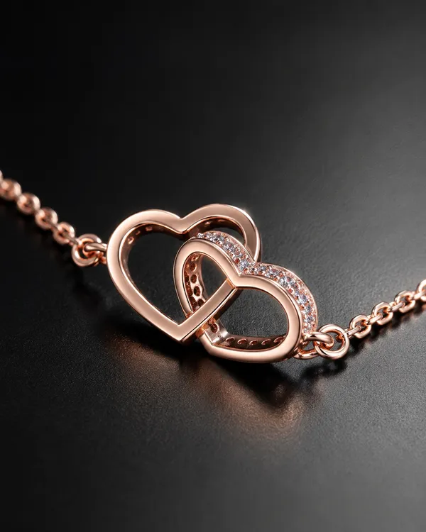 Rose_Gold_Double_Heart_Embedded_Necklace