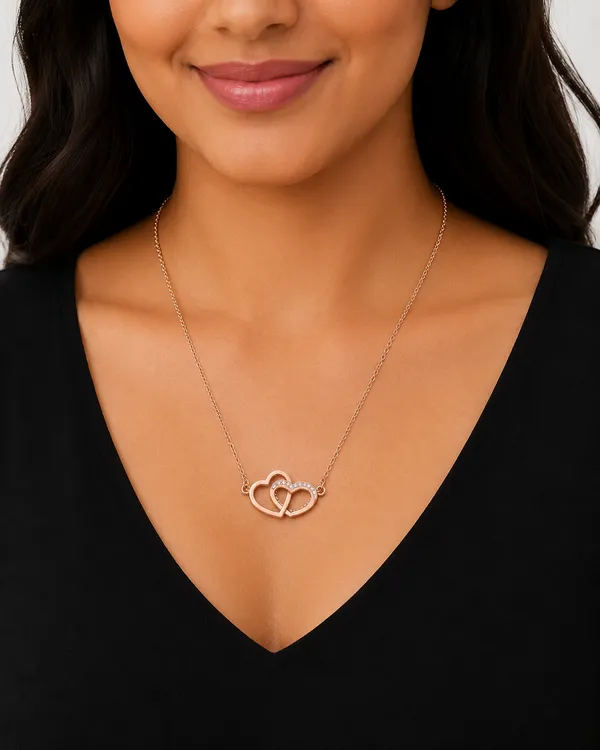 Rose_Gold_Double_Heart_Embedded_Necklace