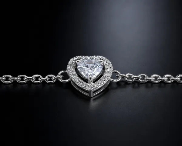 Silver_Sterling_Sleek_Heart_Bracelet_For_Women