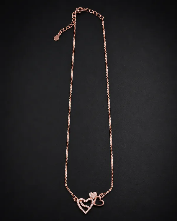 NAYU_Rose_Gold_Quadruple_Hearts_Necklace_