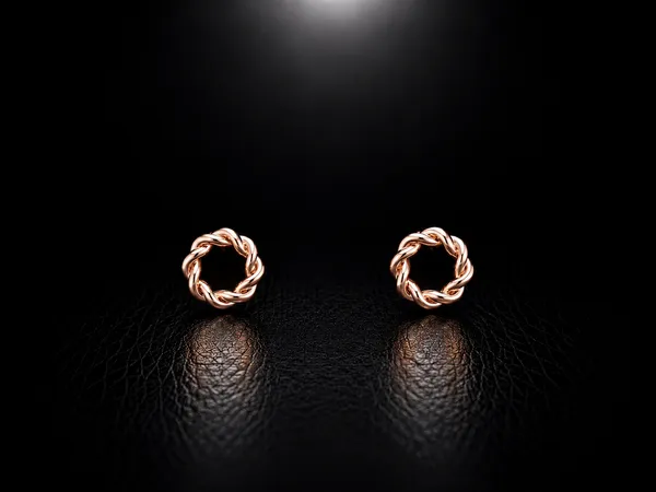 NAYU_Rose_Gold_Classic_Twisted_Stud_