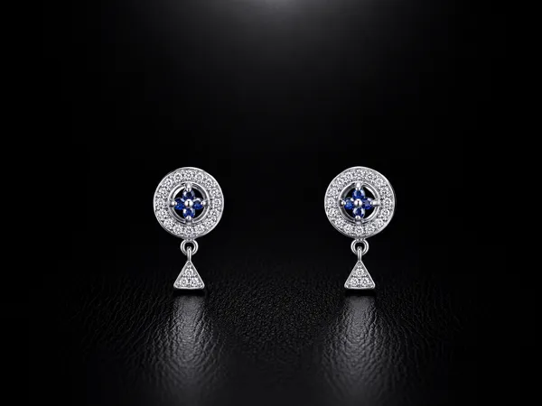 NAYU_Classic_925_Silver_Blue_Stone_Drop_Earring