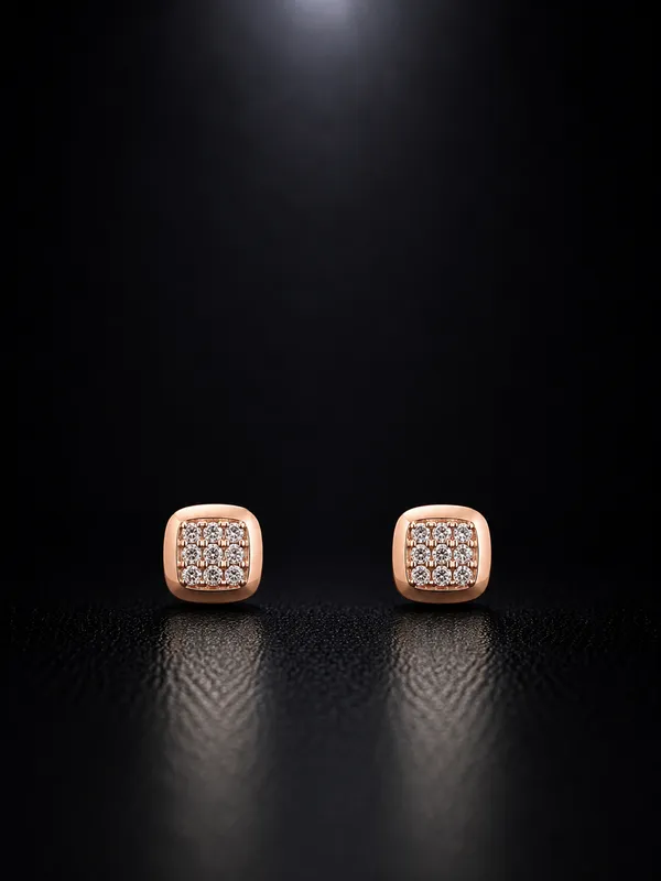 NAYU_Rose_Gold_Unisex_Square_Stud