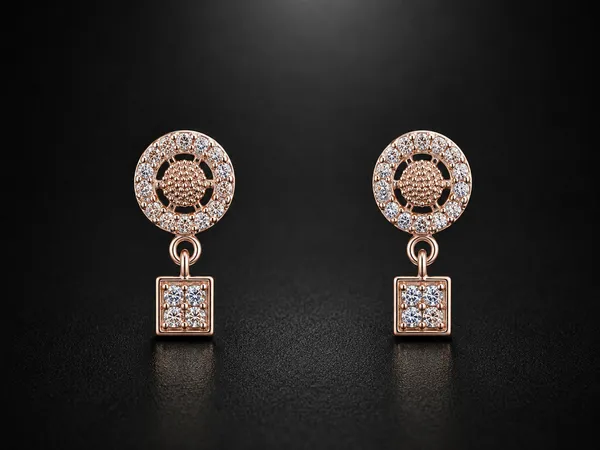 NAYU_Rose_Gold_Classic_Circular_Drop_Earring