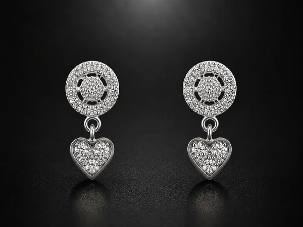 NAYU_925_Silver_Classic_Circular_Drop_Earring