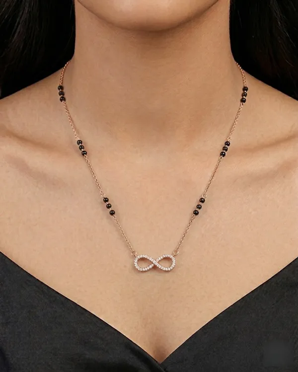 NAYU_Infinity_Rose_Gold_Plated_925_Silver_Mangalsutra