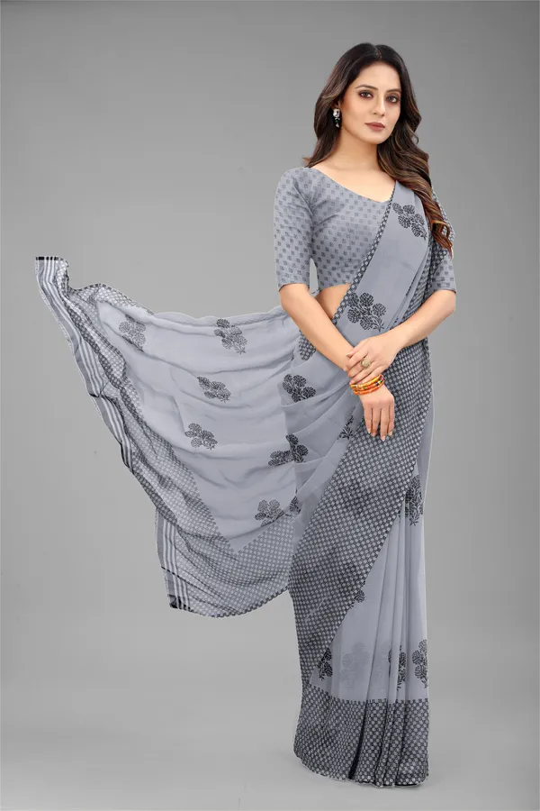 Printed_Bollywood_Chiffon_Saree_(Grey)
