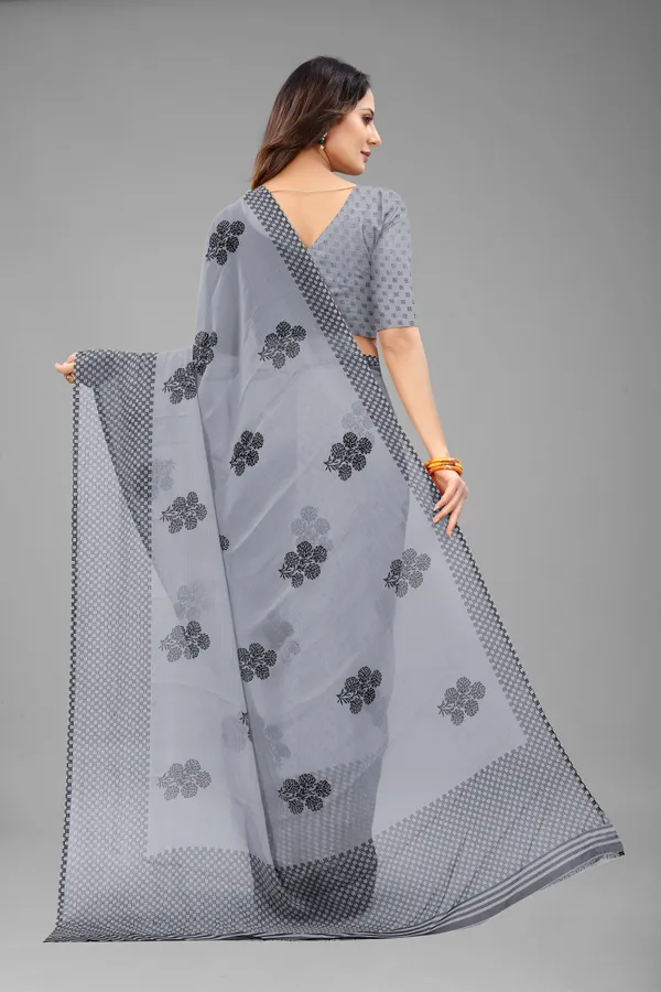 Printed_Bollywood_Chiffon_Saree_(Grey)