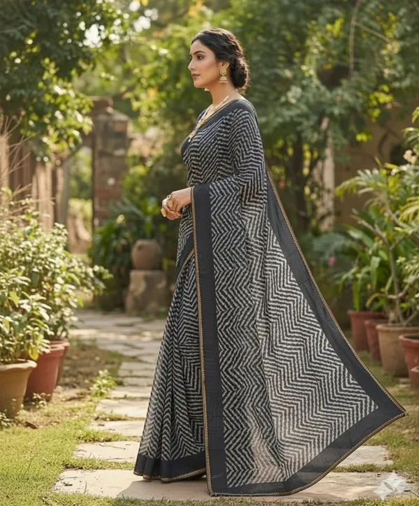 Printed_Leheria_Chiffon_Saree_(Grey)