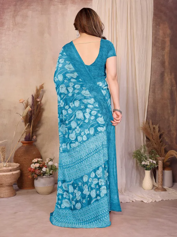 Printed_Daily_Wear_Chiffon_Saree_(Light_Blue)
