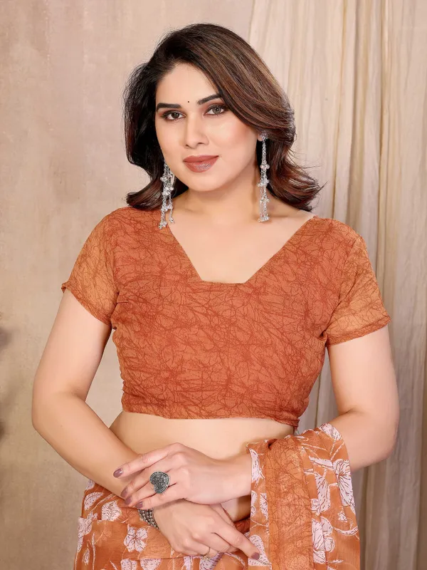 Printed_Daily_Wear_Chiffon_Saree_(Multicolor)