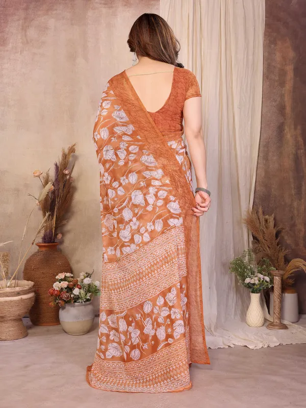 Printed_Daily_Wear_Chiffon_Saree_(Multicolor)