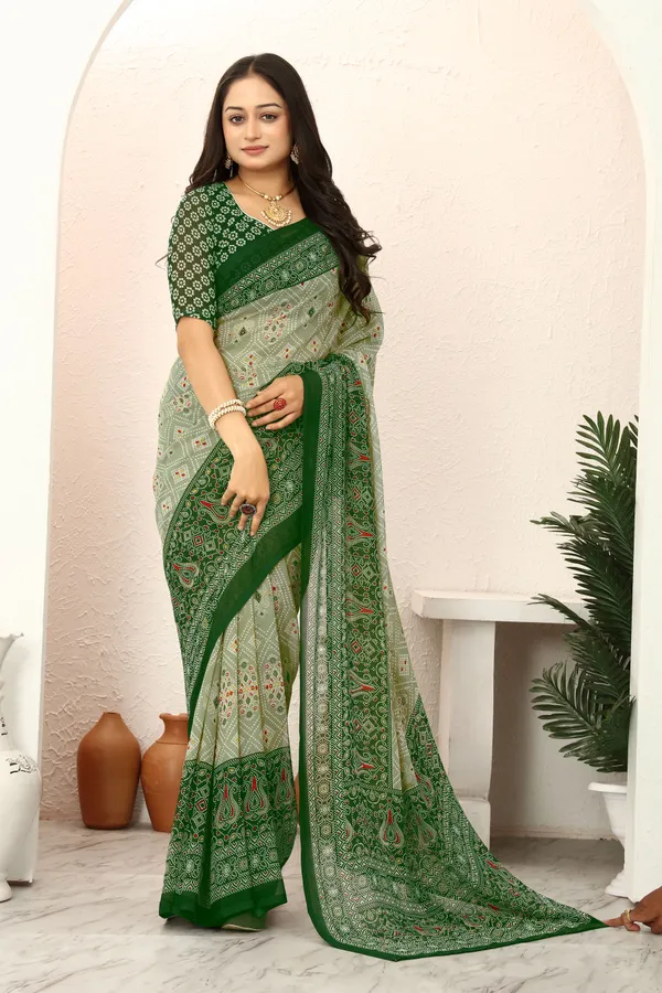 Digital_Print_Daily_Wear_Polyester_Saree_(Green)